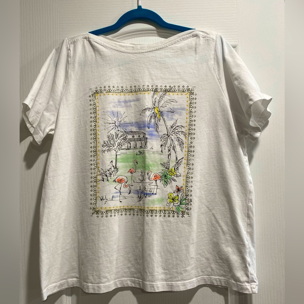 CJBANKS 1X TROPICAL TEE SHIRT (F)